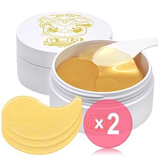 Elizavecca-Hell-Pore Gold Hyaluronic Acid Eye Patch 2pcs Bundle Set
