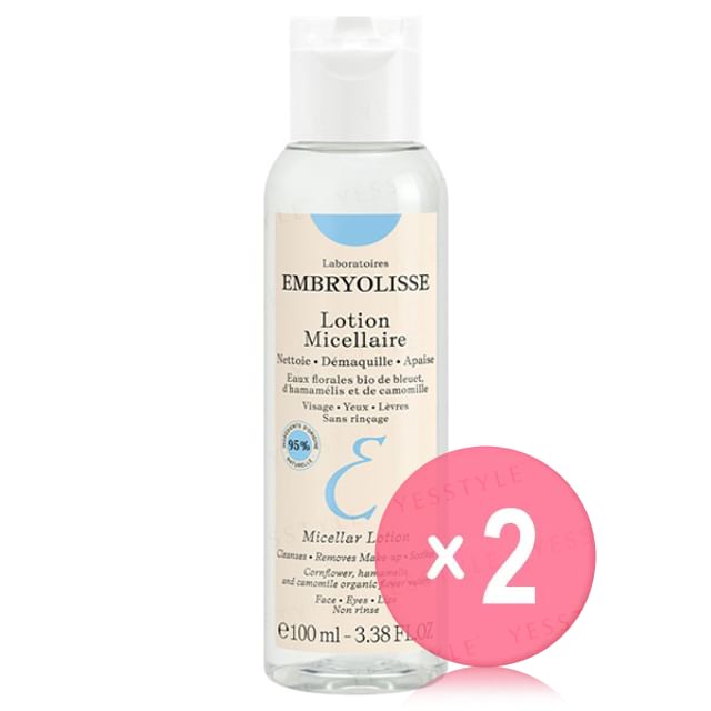 Embryolisse-Micellar Lotion Cleansing Make-Up Remover 2pcs Bundle Set