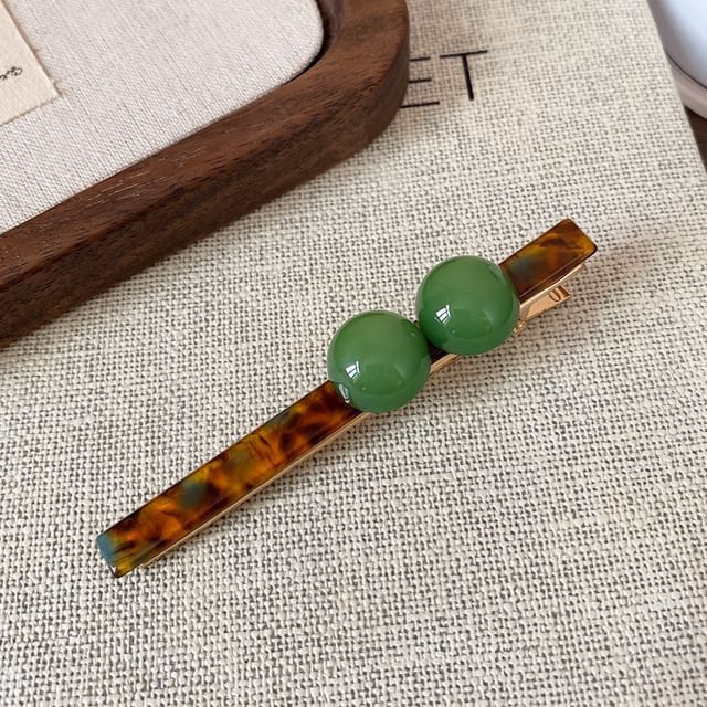 enthice-Bead Acetate Hair Clip
