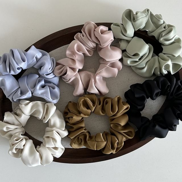enthice-Plain Fabric Hair Tie