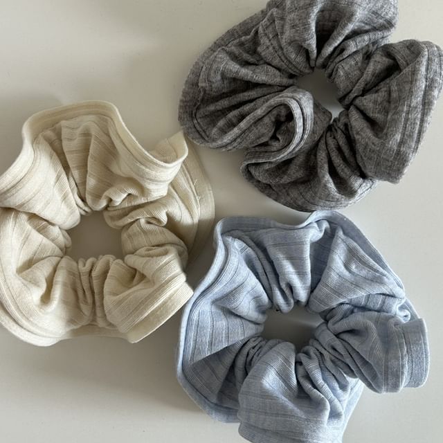 enthice-Plain Knit Scrunchie