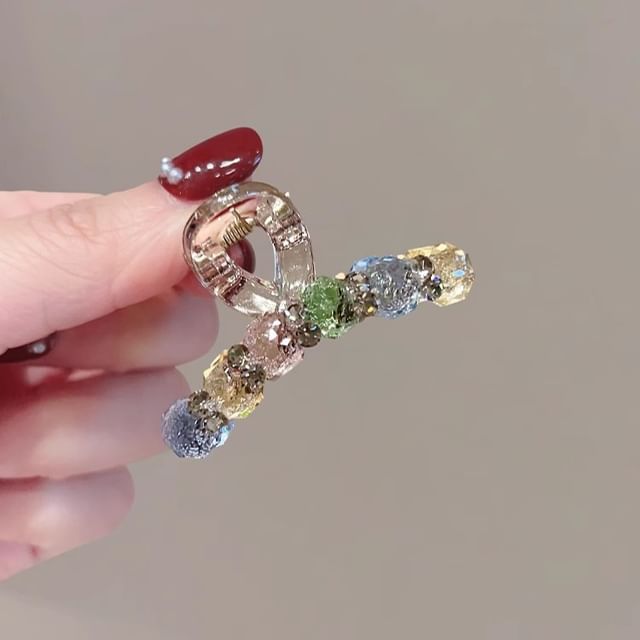 enthice-Rhinestone Hair Claw Clip Various Designs