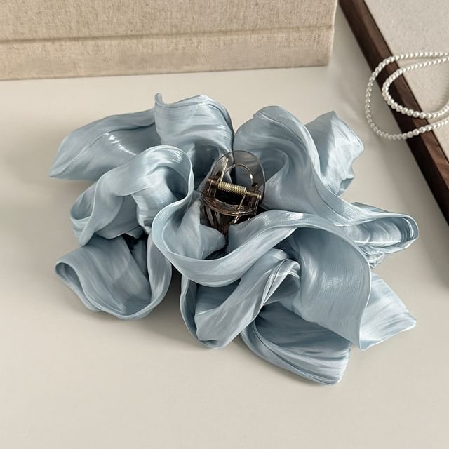 enthice-Ruffle Plain Hair Clamp