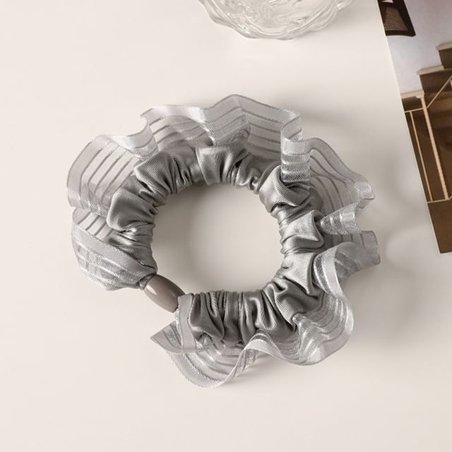 enthice-Striped Scrunchie
