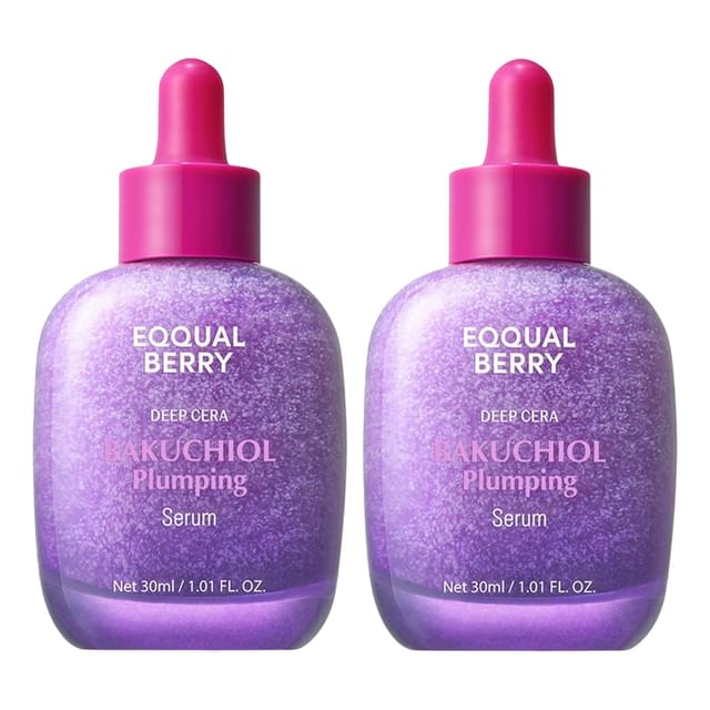 EQQUALBERRY-Bakuchiol Plumping Serum Bundle Set