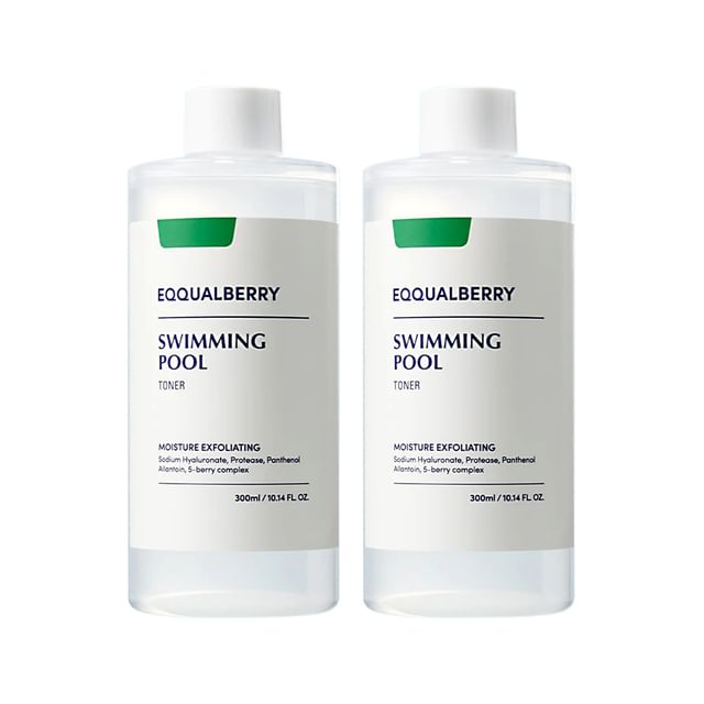 EQQUALBERRY-Combo de Tónico Facial Swimming Pool Toner 300ml Bundle Set