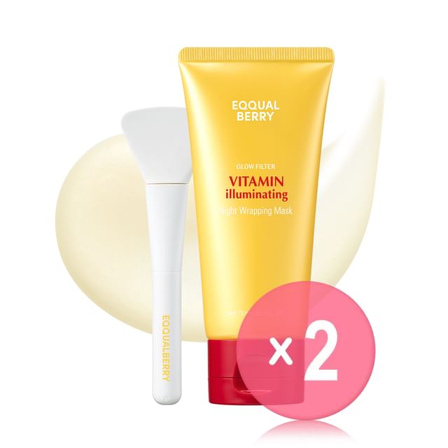 EQQUALBERRY-Vitamin Illuminating Night Wrapping Mask Set 2pcs Bundle Set