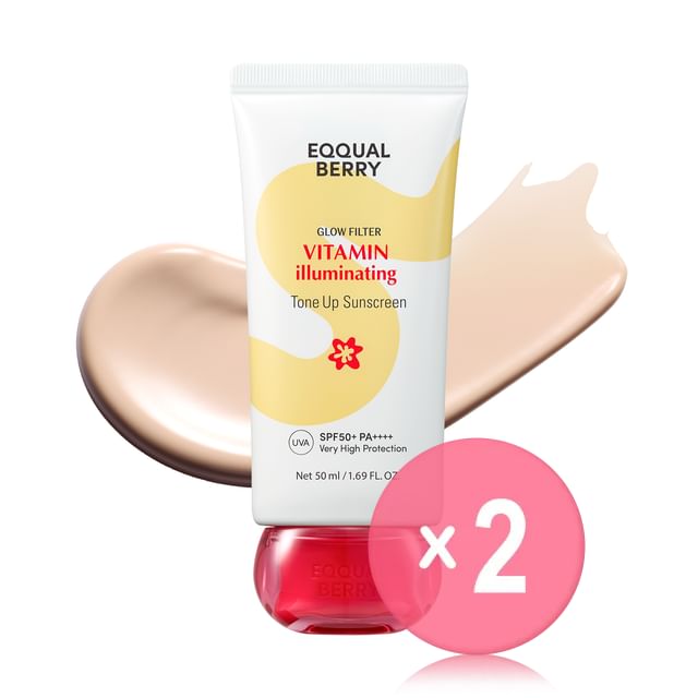 EQQUALBERRY-Vitamin Illuminating Tone Up Sunscreen 2pcs Bundle Set