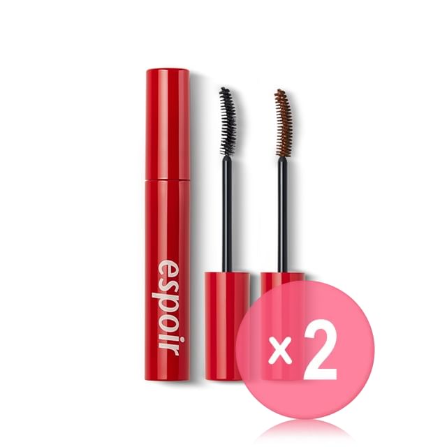 espoir-No Mudging Mascara Waterproof XP - 3 Colors 2pcs Bundle Set