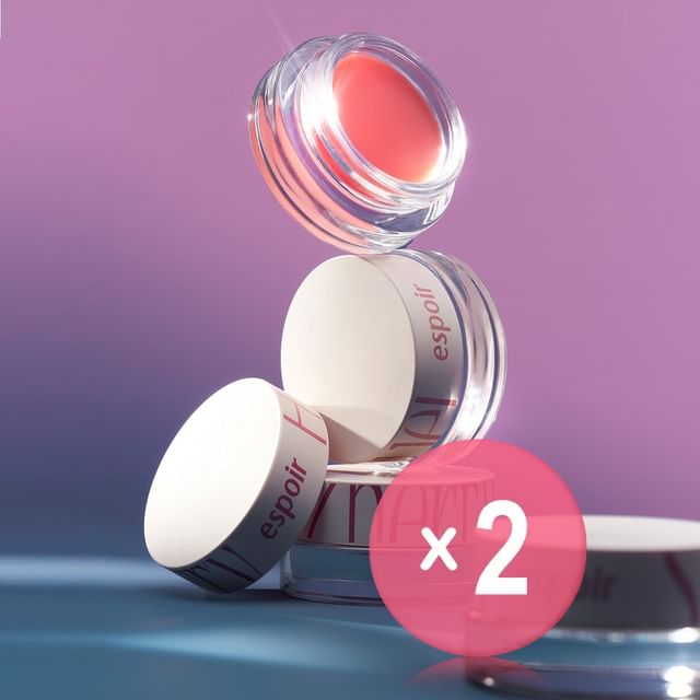 espoir-Solid Balm - 2 Types 2pcs Bundle Set