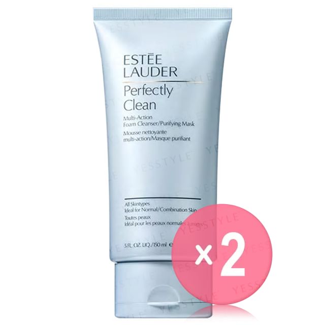 Estee Lauder-Perfectly Clean Foam Cleanser 2pcs Bundle Set