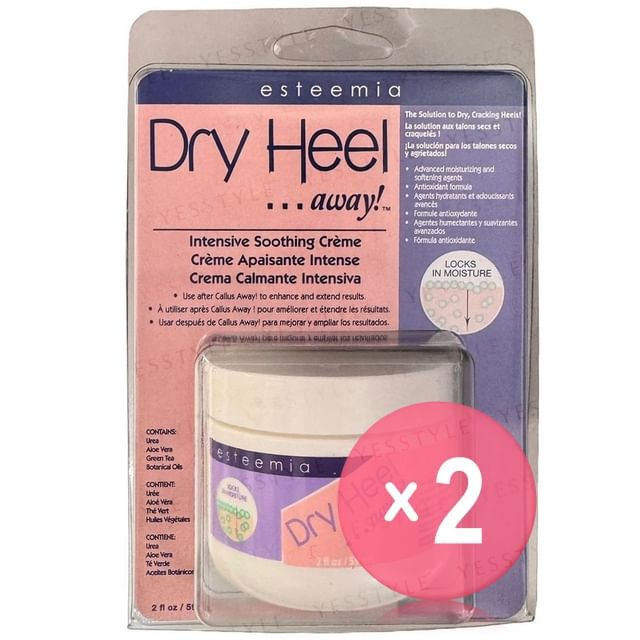 Esteemia-Dry Heel Away Intensive Therapy Crème 2pcs Bundle Set