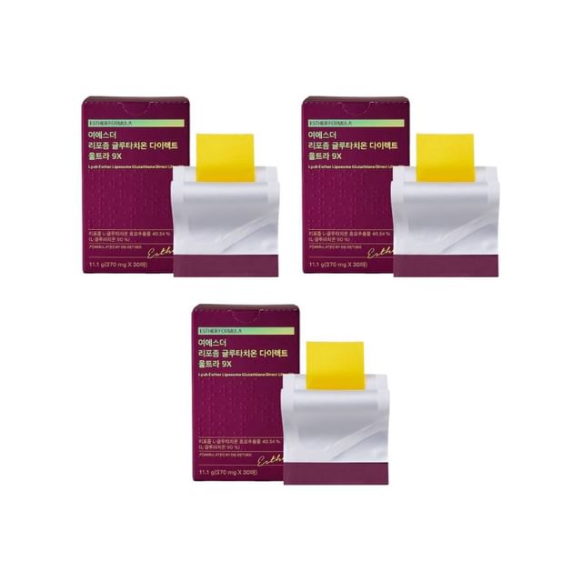 ESTHER FORMULA - Lyuh Esther Liposome Glutathione Direct Ultra 9X Bundle Set