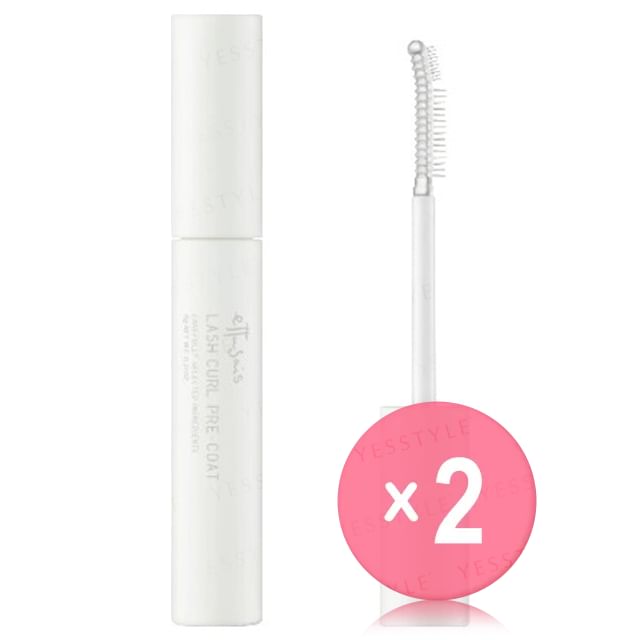 ettusais-Lash Curl Pre-coat Clear 2pcs Bundle Set