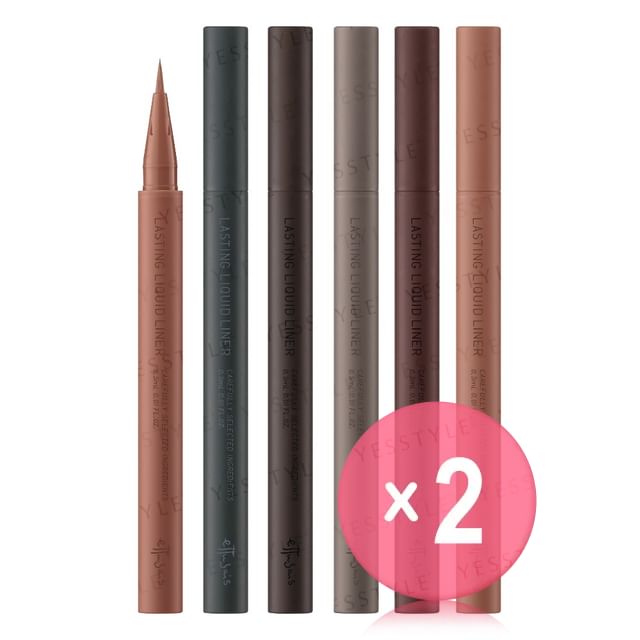 ettusais-Lasting Liquid Liner 2pcs Bundle Set