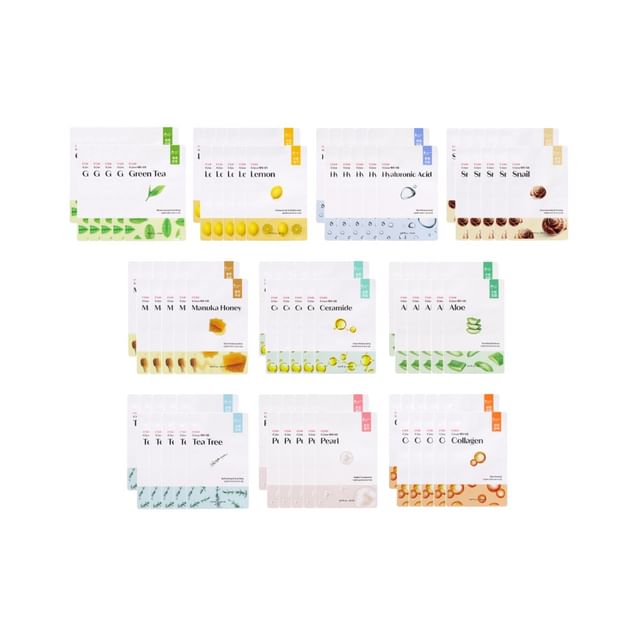 ETUDE-02 Therapy Air Mask Renewal Bundle Set - 10 Types