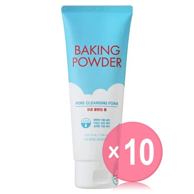 ETUDE-Baking Powder Pore Cleansing Foam 10pcs Bundle Set