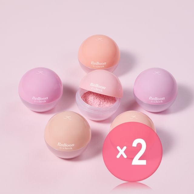 ETUDE-Balloon In Cheek - 6 Colors 2pcs Bundle Set