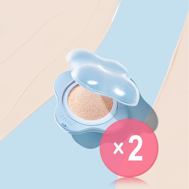 ETUDE -اتود-Cloud Filter Cushion - 5 Colors 2pcs Bundle Set