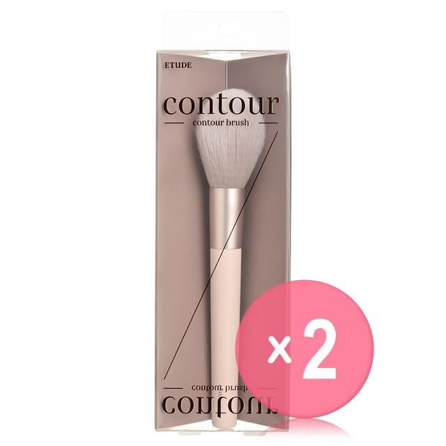 ETUDE-Contour Powder Brush - Face Brush 2pcs Bundle Set