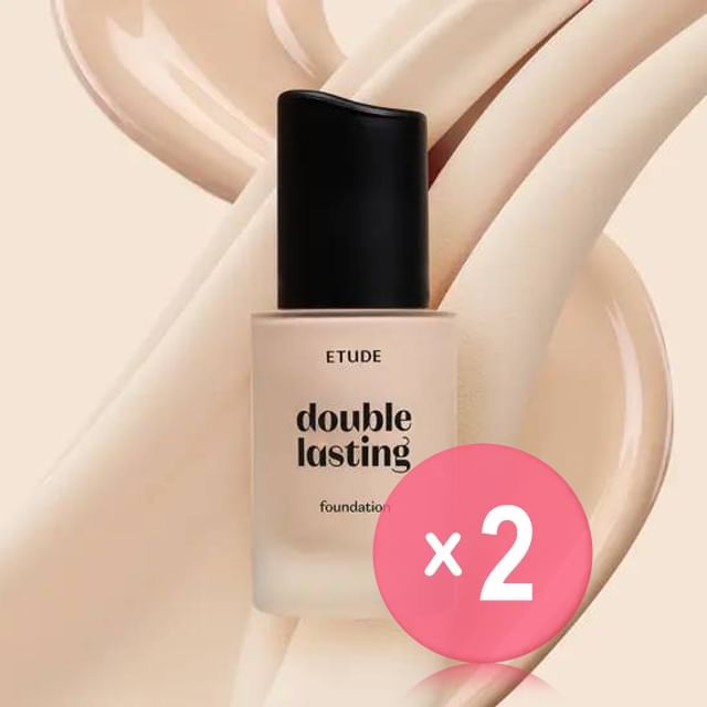 ETUDE-Double Lasting Foundation - 5 Colors 2pcs Bundle Set