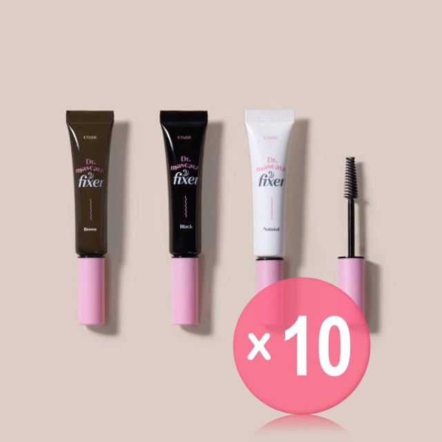 ETUDE-Dr Mascara Fixer - 2 Types 10pcs Bundle Set