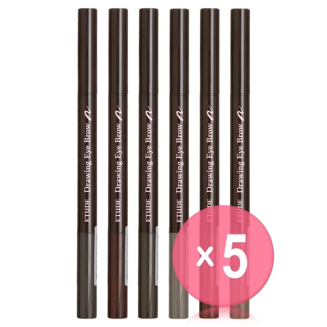 ETUDE-Drawing Eyebrow - 7 Colors 5pcs Bundle Set