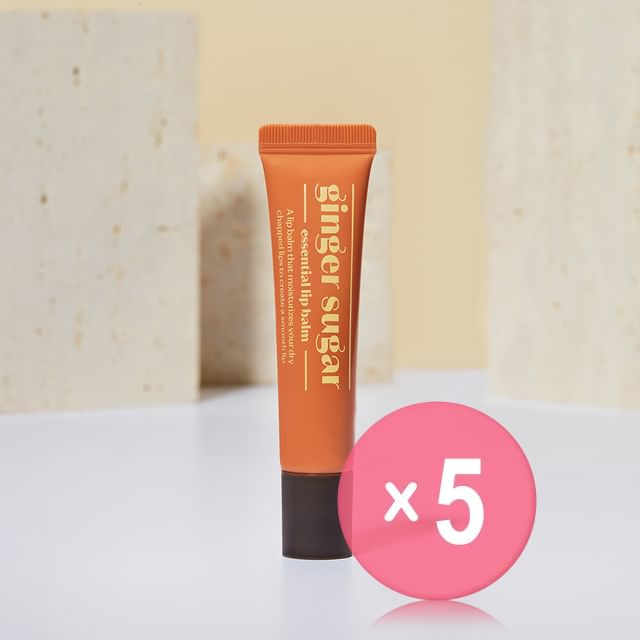 ETUDE-Ginger Sugar Essential Lip Balm 5pcs Bundle Set