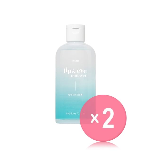 ETUDE-Lip Eye Makeup Remover 2pcs Bundle Set