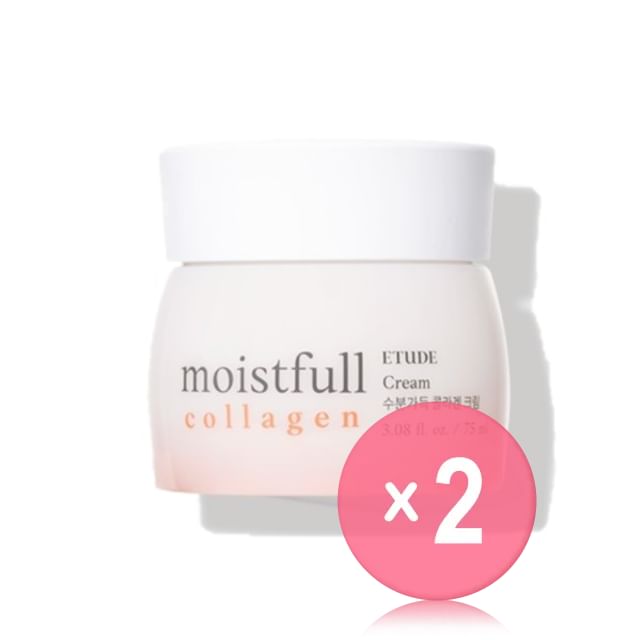 ETUDE-Moistfull Collagen Cream 2pcs Bundle Set