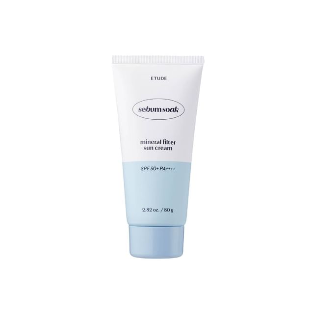 ETUDE-Sebum Soak Mineral Filter Sun Cream - Crème solaire