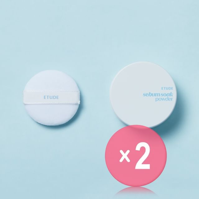 ETUDE-Sebum Soak Powder 2pcs Bundle Set