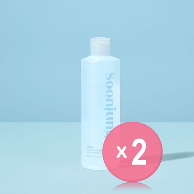 ETUDE-Soon Jung 55 Cleansing Water 2pcs Bundle Set