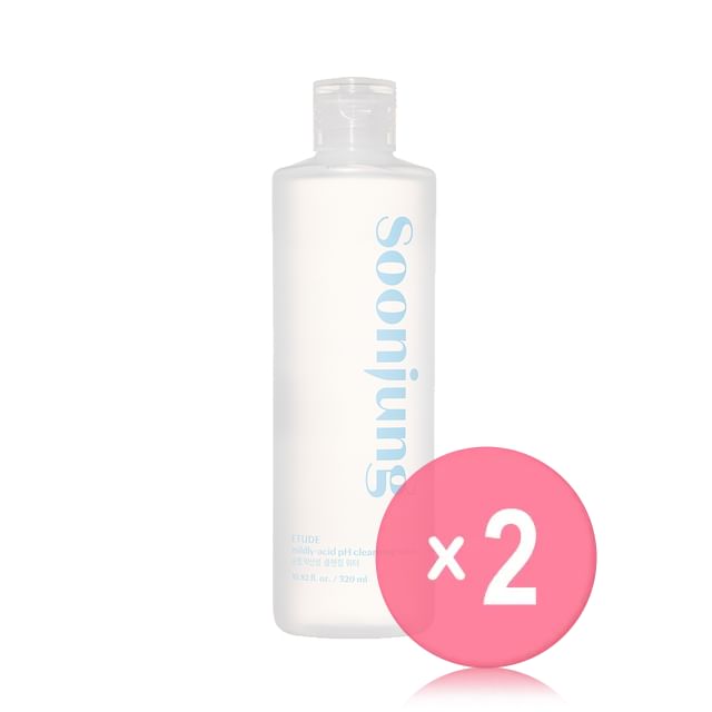 ETUDE-Soon Jung 55 Cleansing Water 2pcs Bundle Set