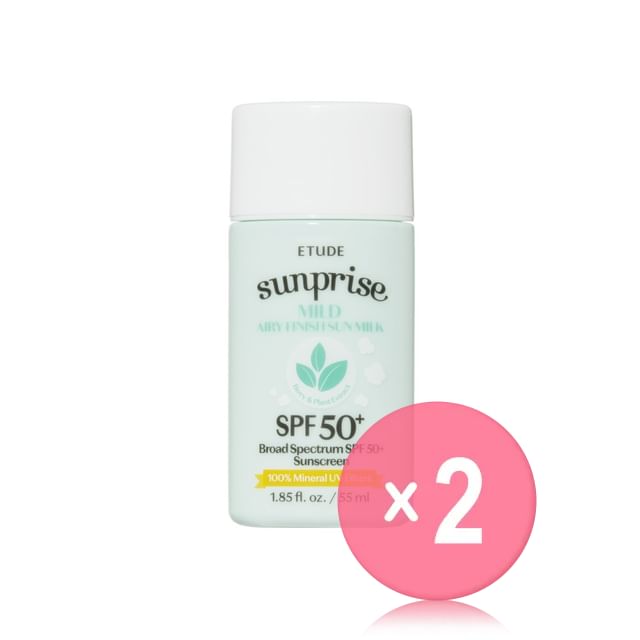 ETUDE-Sunprise Airy Finish 2pcs Bundle Set-55ml X 2 Pcs