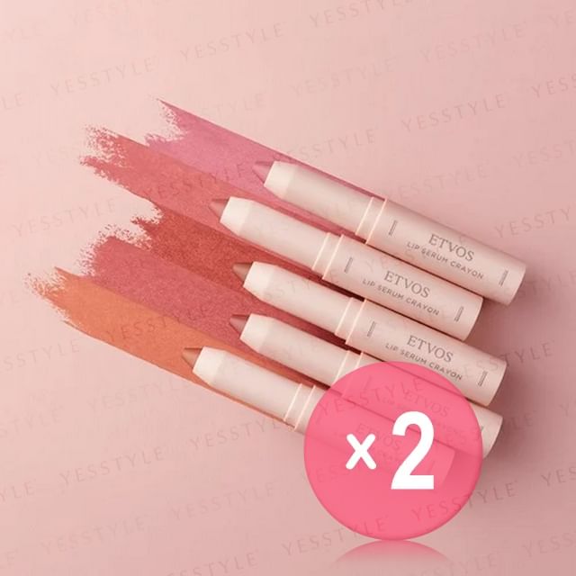 ETVOS-Lip Serum Crayon 2pcs Bundle Set