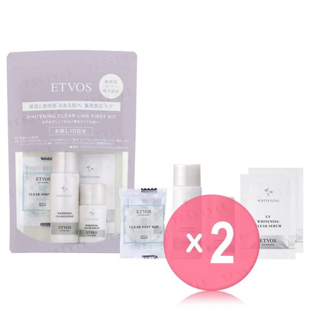 ETVOS-Whitening Clear Line First Kit 2pcs Bundle Set