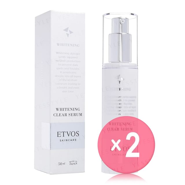 ETVOS-Whitening Clear Serum 2pcs Bundle Set
