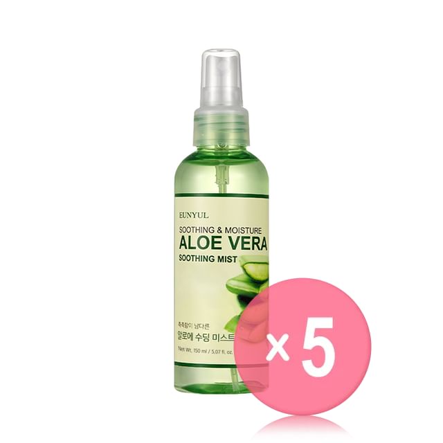 EUNYUL-Aloe Vera Soothing Mist 5pcs Bundle Set
