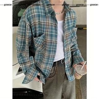 Everose-Long-Sleeve Plaid Shirt