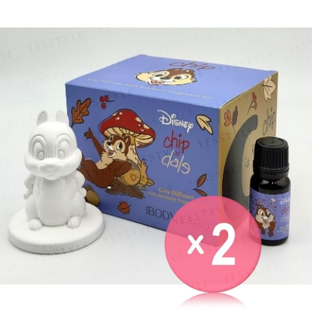 everyBody Labo-Disney Chip Clay Diffuser Fragrance set 2pcs Bundle Set