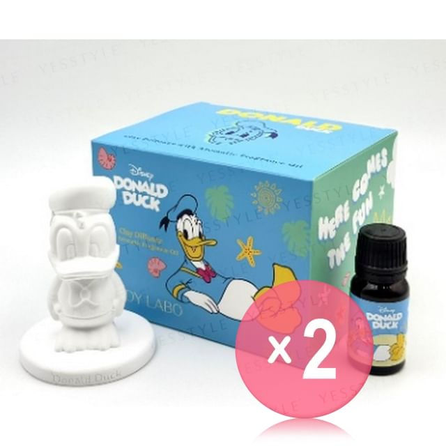 everyBody Labo-Disney Donald Clay Diffuser Fragrance set 2pcs Bundle Set