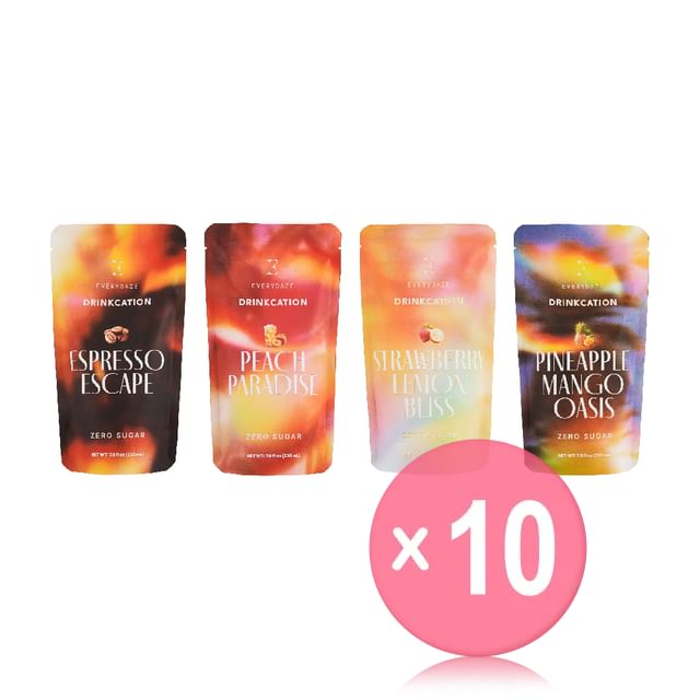 EVERYDAZE-Drinkcation - 4 Types 10pcs Bundle Set