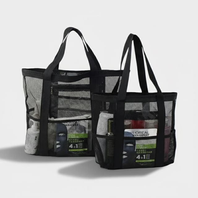 Evorest Bags-Mesh Shower Tote Bag Various Designs
