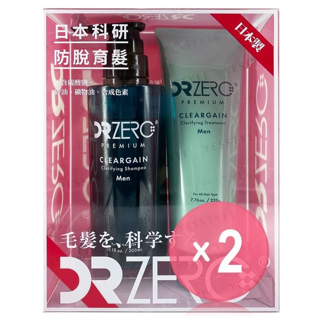 EWI Lab-DR ZERO Cleargain Clarifying Shampoo Treatment Set Men 2pcs Bundle Set