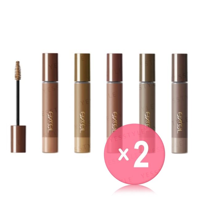 EXCEL-Color On Eyebrow 2pcs Bundle Set
