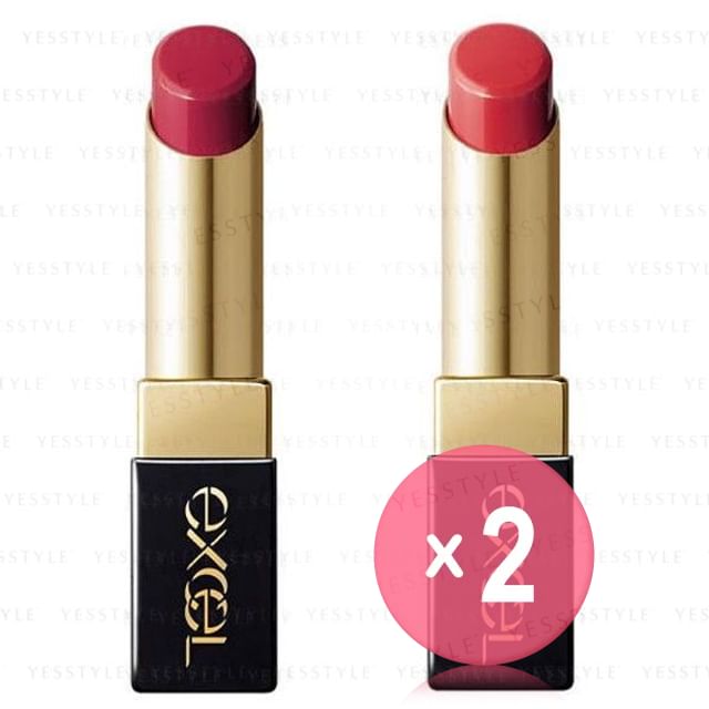 EXCEL-Glaze Balm Lip 2pcs Bundle Set