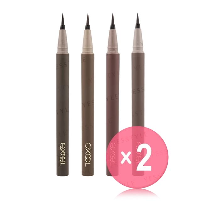 EXCEL-Mellow Shade Liquid Liner 2pcs Bundle Set