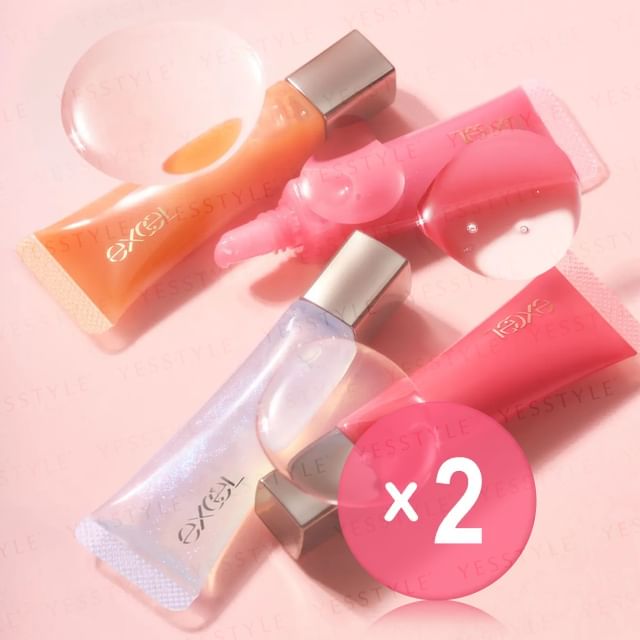 EXCEL-Pumpful Drops Lip Gloss 2pcs Bundle Set
