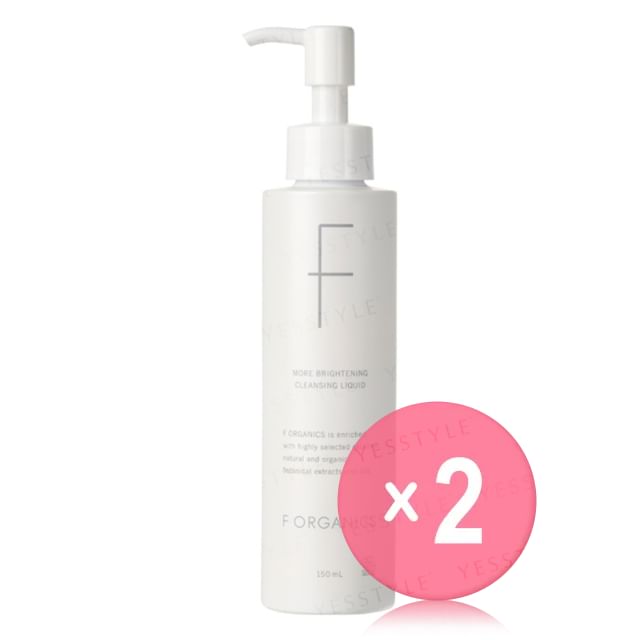 F ORGANICS-More Brightening Cleansing Liquid 2pcs Bundle Set